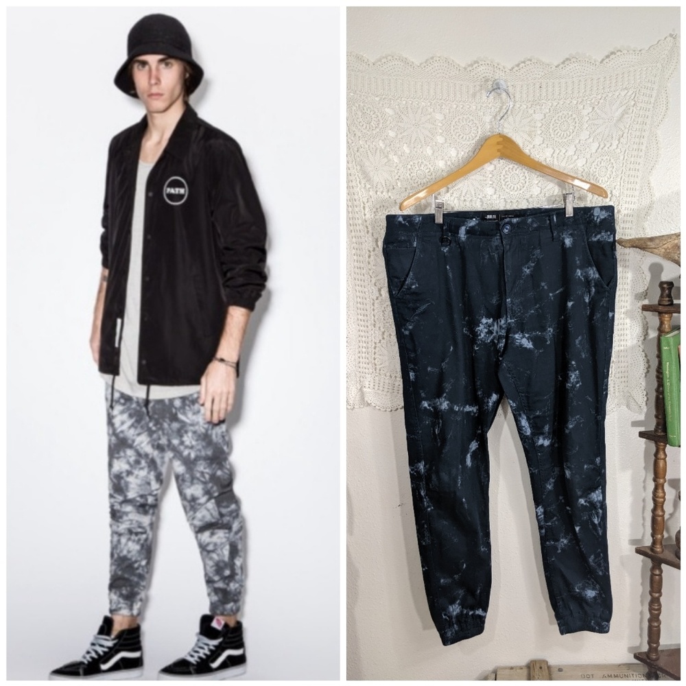 SALE TODAY ONLY Publish navy blue tie dye joggers